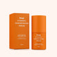 An image of a product in an orange bottle with the text Dang! Vitamin C concenterated serum in white colour